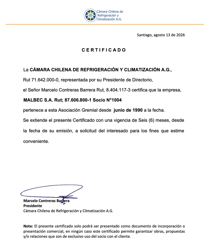 certificado